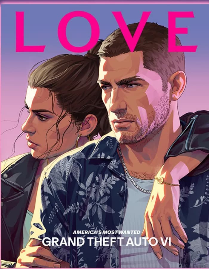 Jason and Lucia cover LOVE: what Rockstar told the magazine about GTA 6's leads