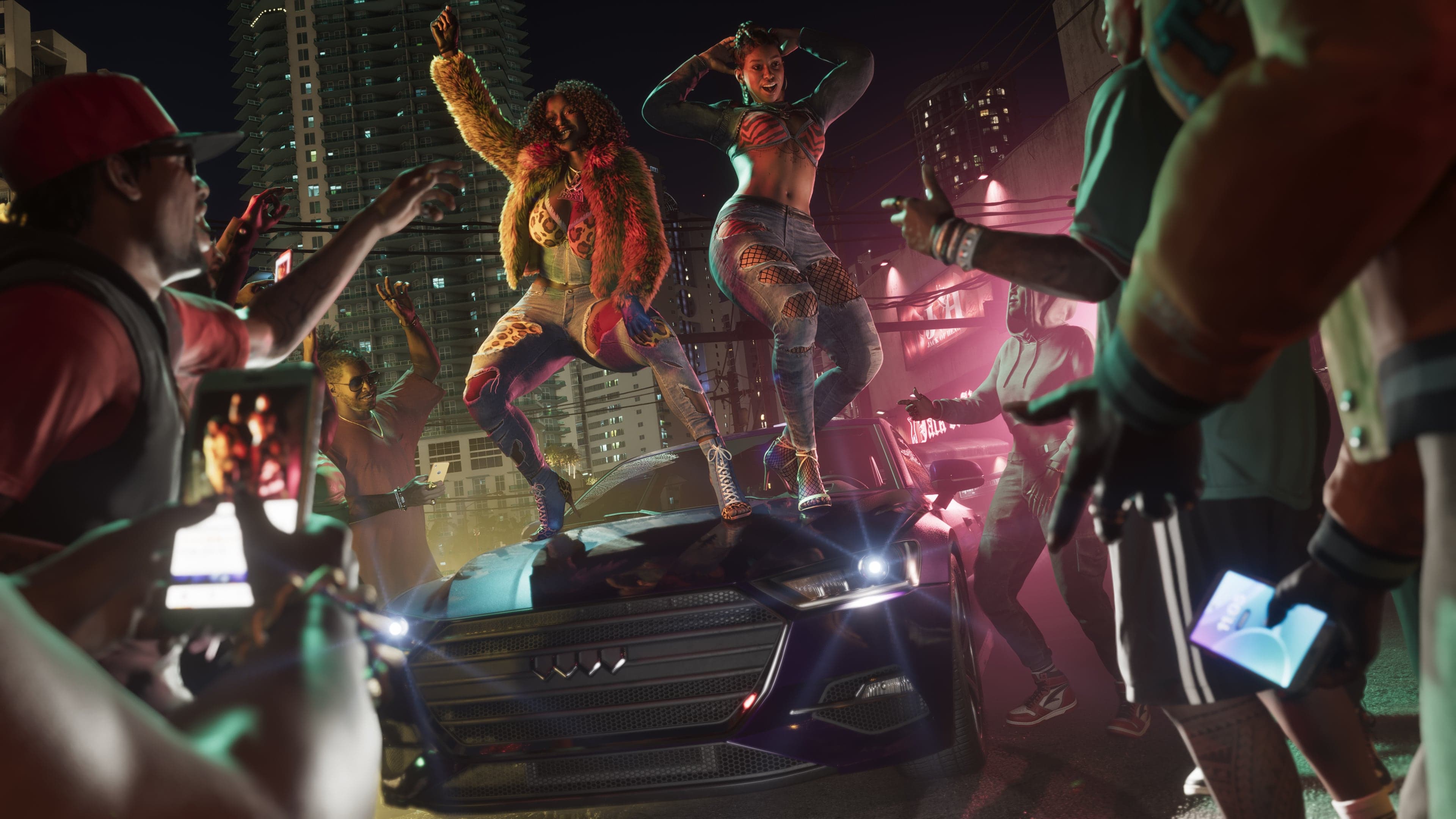 GTA 6, Official, PS5/Xbox Series X|S, Screenshot, Character, Real Dimez, Bae-Luxe, Roxy